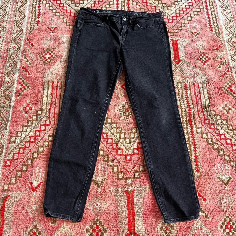 Madewell black skinny jeans 